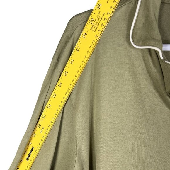 NEW Meomua Mens 2X Olive Green Bamboo Cotton PJ Set Stretchy Lounge Quiet Luxury - Picture 12 of 16